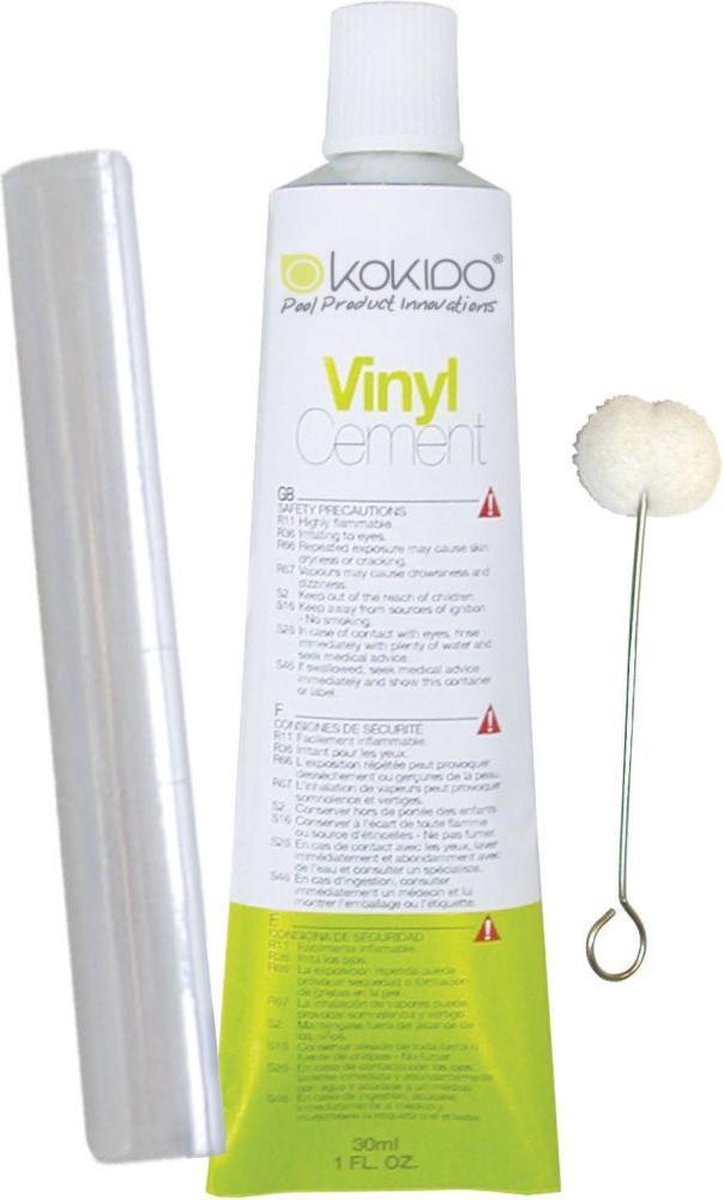 Kokido vinyl pool repair kit | zwembad reparatie lijm